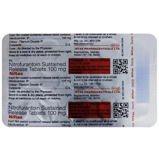 niftas 100mg tablet 14's